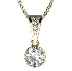 BG zlatý přívěšek  724 Žluté zlato - 585 Diamant