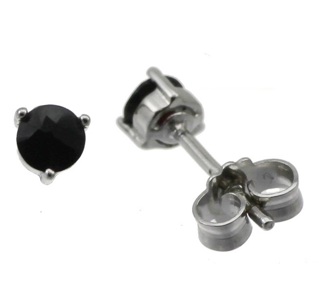 BG náušnice přírodní broušený granát   781 Žluté zlato - 585 Granát