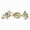 BeKid, Gold kids earrings -1159 - Switching on: Puzeta, Metal: White gold 585, Stone: White cubic zircon