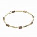 BG bracelet 648 - Metal: White gold 585, Stone: Moldavite