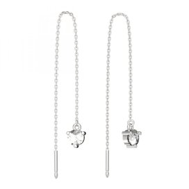 BG zlaté náušnice 783 Bílé zlato - 585 Diamant