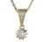 BG zlatý diamantový přívěšek  987 Růžové zlato 585 (30-90dní) Diamant lab-grown