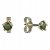 BG moldavit earrings -873