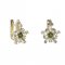 BG earring star 521-87 - Metal: Silver 925 - rhodium, Stone: Garnet