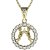 Zlatý přívěsek znamení Blíženci s diamantem, žluté zlato 585 – 044 (ZD34044F1)