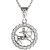 BG zlatý přívěšek Střelec 044 Bílé zlato - 585 Diamant