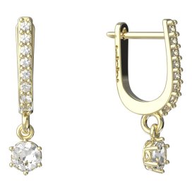BG zlaté náušnice 1293 Žluté zlato - 585 Diamant