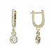BeKid, Gold kids earrings -864 - Switching on: English, Metal: Yellow gold 585, Stone: Diamond