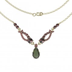 BG garnet necklace 501