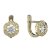 BG zlaté náušnice  994 Žluté zlato - 585 Diamant