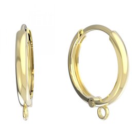 BG zlatý závěs dámské náušnice /1299 Žluté zlato - 585