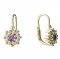 BeKid, Gold kids earrings -319 - Switching on: Brizura 0-3 roky, Metal: Yellow gold 585, Stone: White cubic zircon