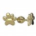 BeKid, Gold kids earrings - - Switching on: Brizura 0-3 roky, Metal: White gold 585