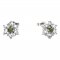 BG Earring - 002 - Switching on: Puzeta, Metal: Silver 925 - rhodium, Stone: Garnet