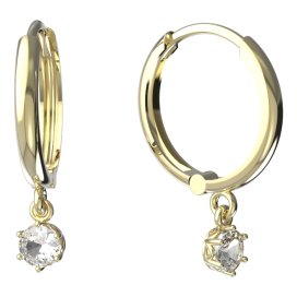 BeKid dětské náušnice 1293 Žluté zlato - 585 Diamant