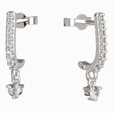 BG zlaté náušnice 779 Bílé zlato - 585 Diamant