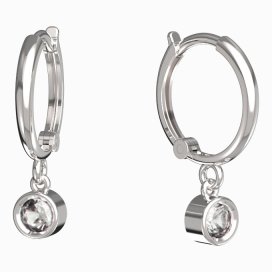 BeKid dětské náušnice 769 Bílé zlato - 585 Diamant