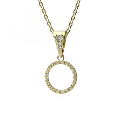 BG zlatý přívěšek  1163A Žluté zlato - 585 Diamant