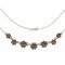 BG necklace 080 - Metal: Silver 925 - rhodium, Stone: Garnet