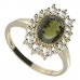 BG ring oval 250-I - Metal: Silver 925 - rhodium, Stone: Garnet