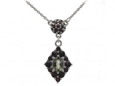 BG náhrdelník přírodní granát  955