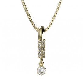 BG zlatý přívěšek 1292 Žluté zlato - 585 Diamant