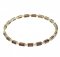 BG bracelet 536 - Metal: White gold 585, Stone: Moldavite