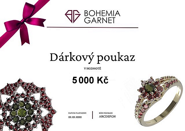 Dárkový poukaz ve výši 5 000 Kč