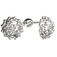 BG zlaté náušnice 992 Bílé zlato - 585 Diamant