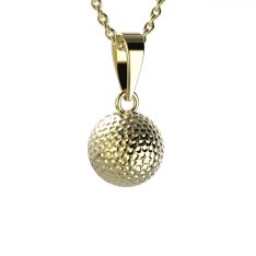 BG zlatý přívěšek Golfový míček 1379 Žluté zlato - 585