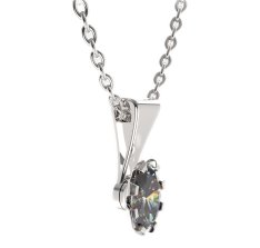 BG zlatý přívěšek 560 Bílé zlato - 585 Diamant