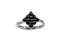BG garnet ring 940 - Metal: Silver 925 - rhodium, Stone: Garnet