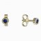 BeKid dětské náušnice 767 - Zapínání: Řetízek 9 cm, Kov: Bílé zlato 585, Kámen: Světle modrý kubický zirkon