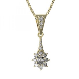 BG zlatý přívěšek  627s Žluté zlato - 585 Diamant