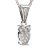 Zlatý přívěsek sova s diamantem, bílé zlato 585 – 805 (ZD448051)