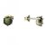 BG moldavit earrings - 1295