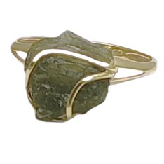 BG prsten přírodní kámen-Vltavín 004