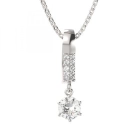 BG zlatý přívěšek 1295 Bílé zlato - 585 Diamant