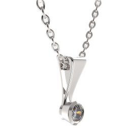 BG zlatý přívěšek 551 Bílé zlato - 585 Diamant