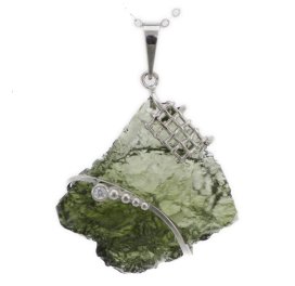 BG přívěs přírodní kámen-Vltavín 140