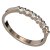 BG zlatý diamantový prstýnek 1489 /zásnubní-snubní/ Růžové zlato 585 (30-90dní) Diamant lab-grown
