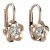 BG zlaté náušnice s lab-grown 1359 Růžové zlato 585 (30-90dní) Diamant lab-grown