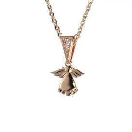 BG zlatý přívěs andílek 1477 Růžové zlato 585 (30-90dní)