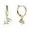 BeKid, Gold kids earrings -1159 - Switching on: English, Metal: White gold 585, Stone: Diamond