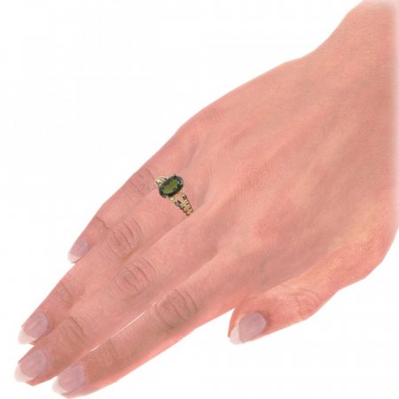 BG prsten oválný kámen 492-V - Kov: Stříbro 925 - rhodium, Kámen: Granát