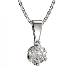 BG zlatý přívěšek 872 Bílé zlato - 585 Diamant