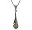 BG přívěs kruhového tvaru 473-C Stříbro 925 - rhodium Granát