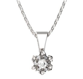 BG zlatý přívěšek 878 Bílé zlato - 585 Diamant