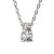 BG zlatý přívěšek  746 Bílé zlato - 585 Diamant