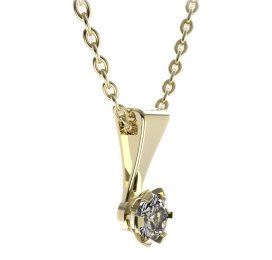 BG zlatý přívěšek 556 Žluté zlato - 585 Diamant